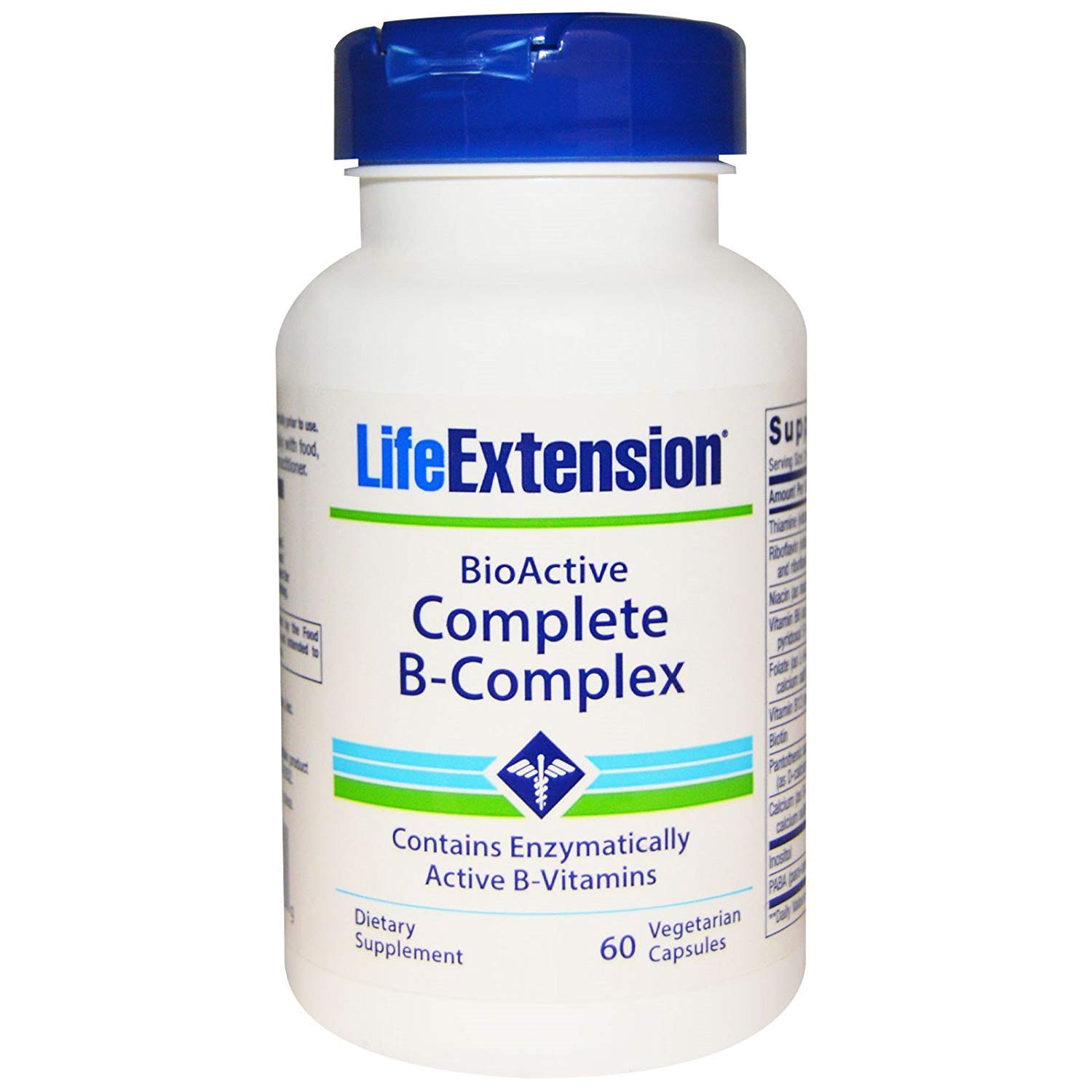 Foto 2 pulgar | Suplemento Life Extension Bioactive Complete B-Complex 60 Cápsulas Vegetarianas 3 piezas - Venta Internacional