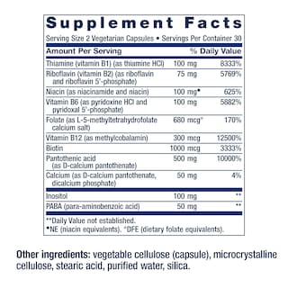 Foto 3 | Suplemento Life Extension Bioactive Complete B-Complex 60 Cápsulas Vegetarianas 3 piezas - Venta Internacional