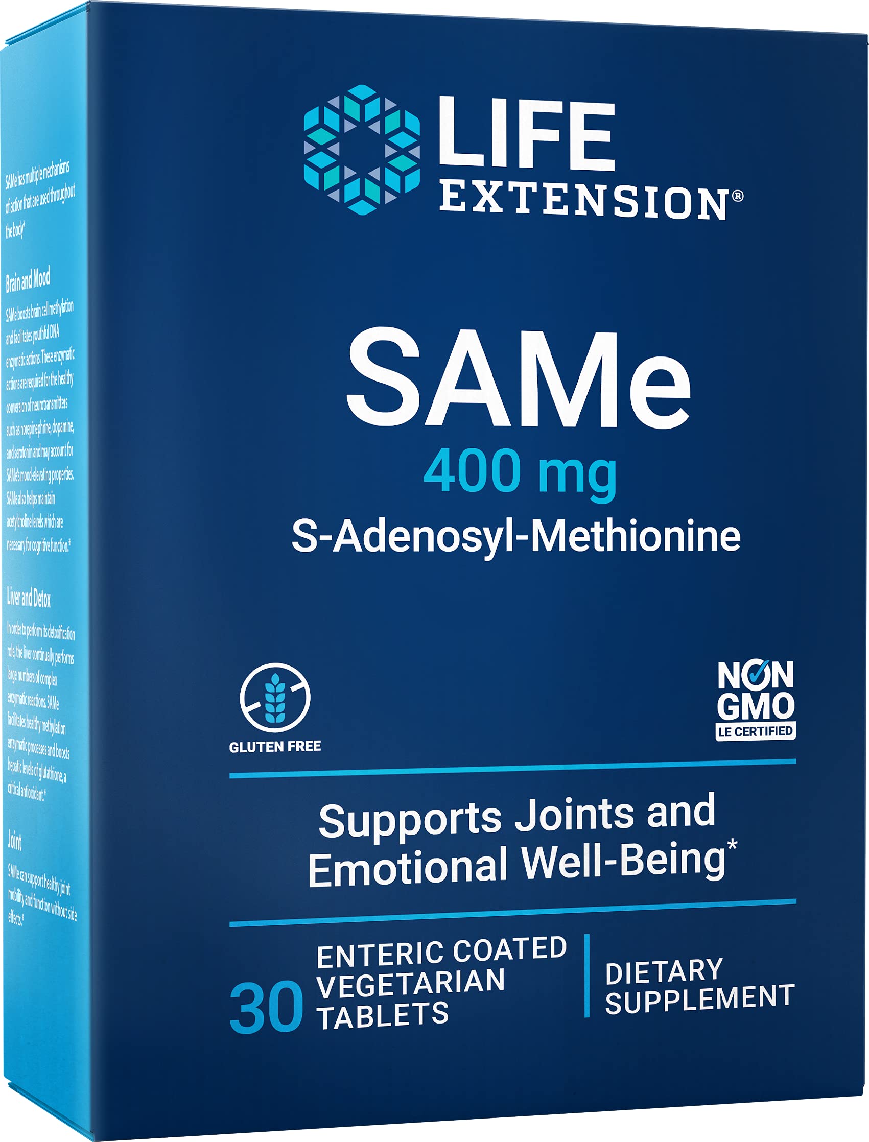 Foto 2 pulgar | Suplemento Life Extension Same 400 Mg De S-adenosil-metionina - Venta Internacional.
