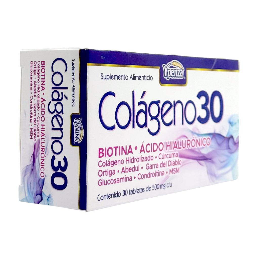 Foto 5 pulgar | Colágeno Hidrolizado Biotina Ácido Hialurónico Ypenza 30 Tabletas