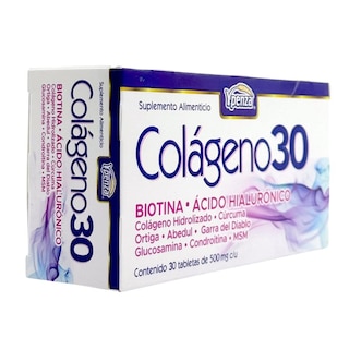 Foto 4 | Colágeno Hidrolizado Biotina Ácido Hialurónico Ypenza 30 Tabletas