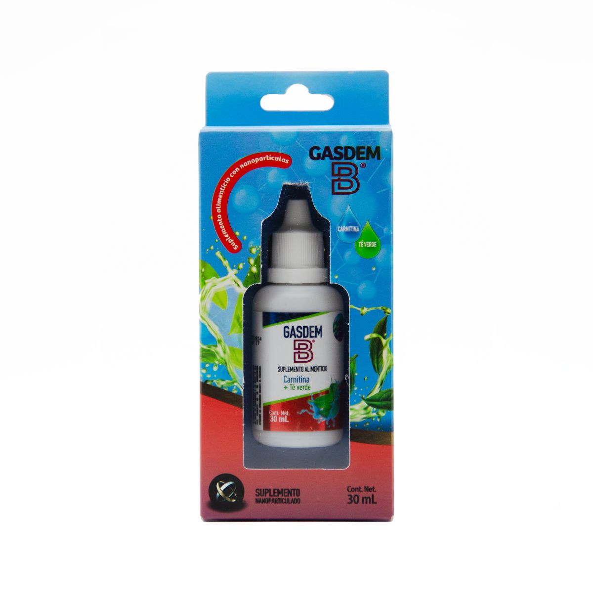 Foto 2 pulgar | Carnitina + Té Verde Gasdem-b 30 ml