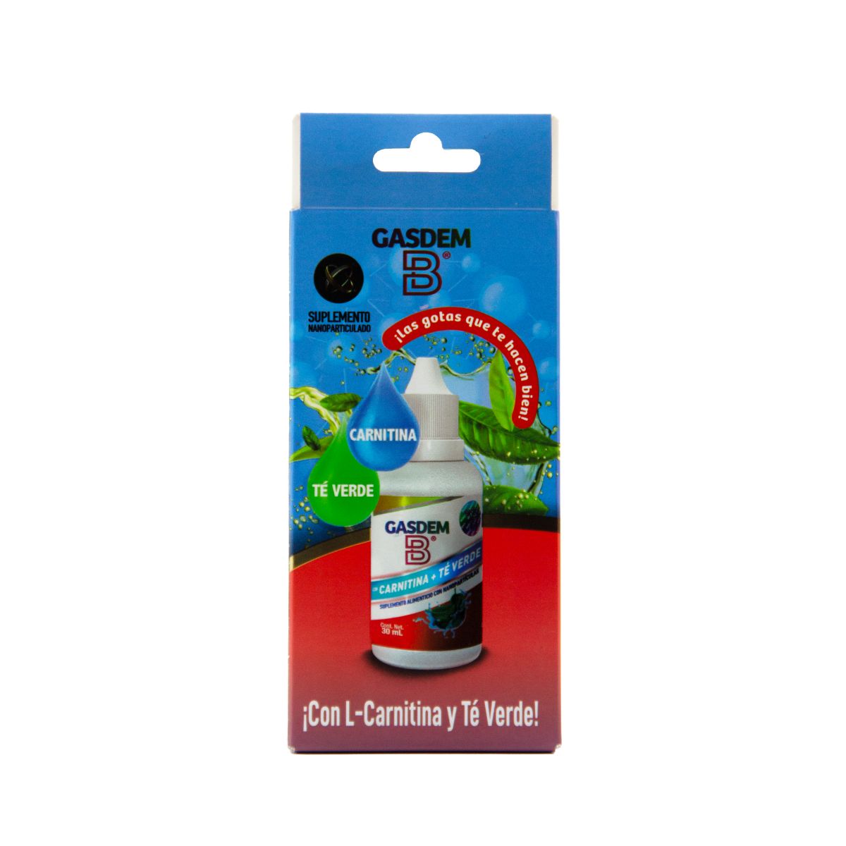 Foto 4 pulgar | Carnitina + Té Verde Gasdem-b 30 ml