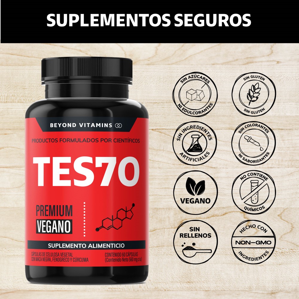 Foto 4 pulgar | Suplemento Alimenticio Beyond Vitamins Testo  60 Cápsulas