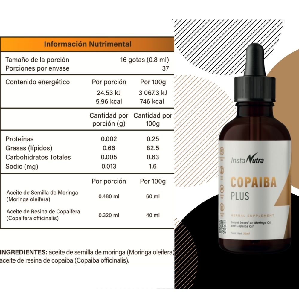 Foto 8 pulgar | Suplemento Alimenticio Instanutra Copaiba Plus de 30 Ml