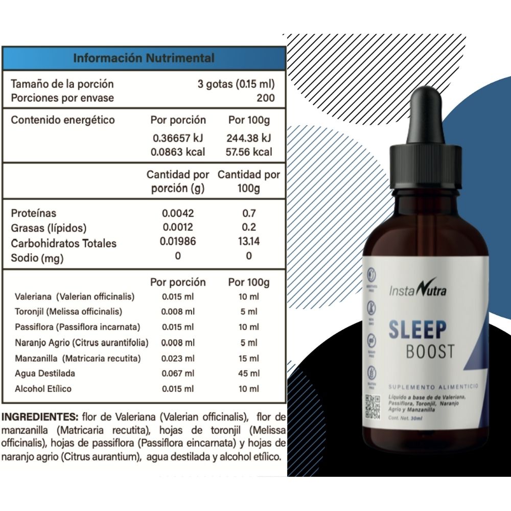Foto 5 pulgar | Suplemento Alimenticio Instanutra Sleep Boost de 30 Ml