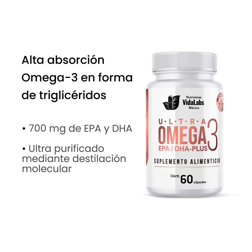 Foto 4 pulgar | Suplemento Alimenticio Ultra Omega 3 60 Cápsulas