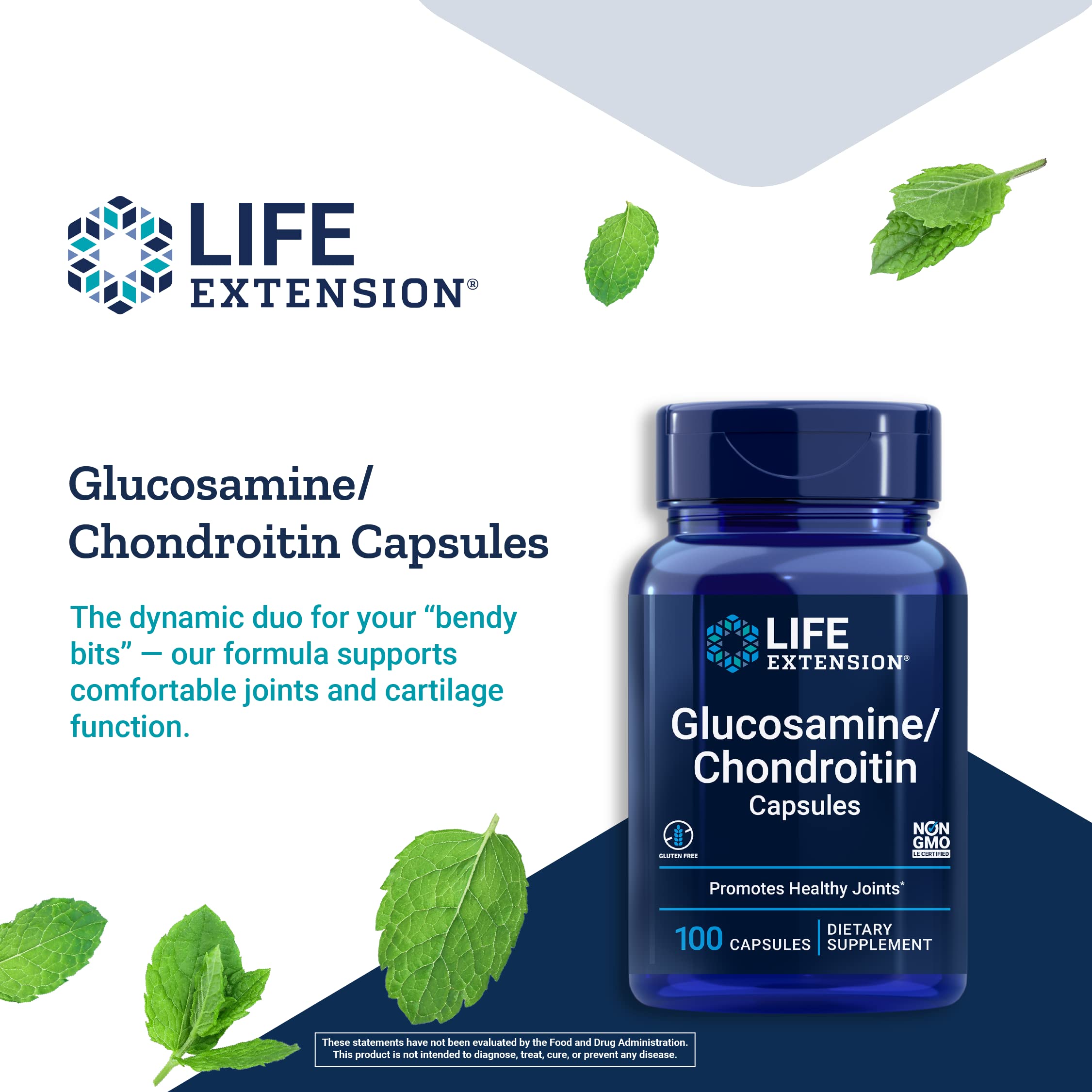 Foto 5 pulgar | Venta Internacional - Cápsulas De Glucosamina/condroitina Life Extension Joint Health