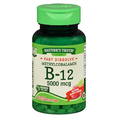 Foto 2 pulgar | Suplemento Nature's Truth, B-12, Tabletas De Disolución Rápida, 60 Tabletas - Venta Internacional.
