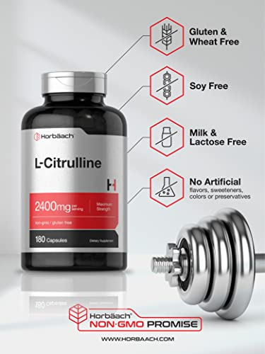 Foto 5 | Suplemento Horbäach L-citrulina 2400 Mg 180 Cápsulas - Venta Internacional.