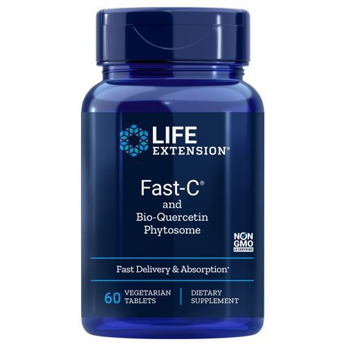Foto 2 pulgar | Complementa Life Extension Fast-c Con Bioquercetina 60 Comprimidos - Venta Internacional.