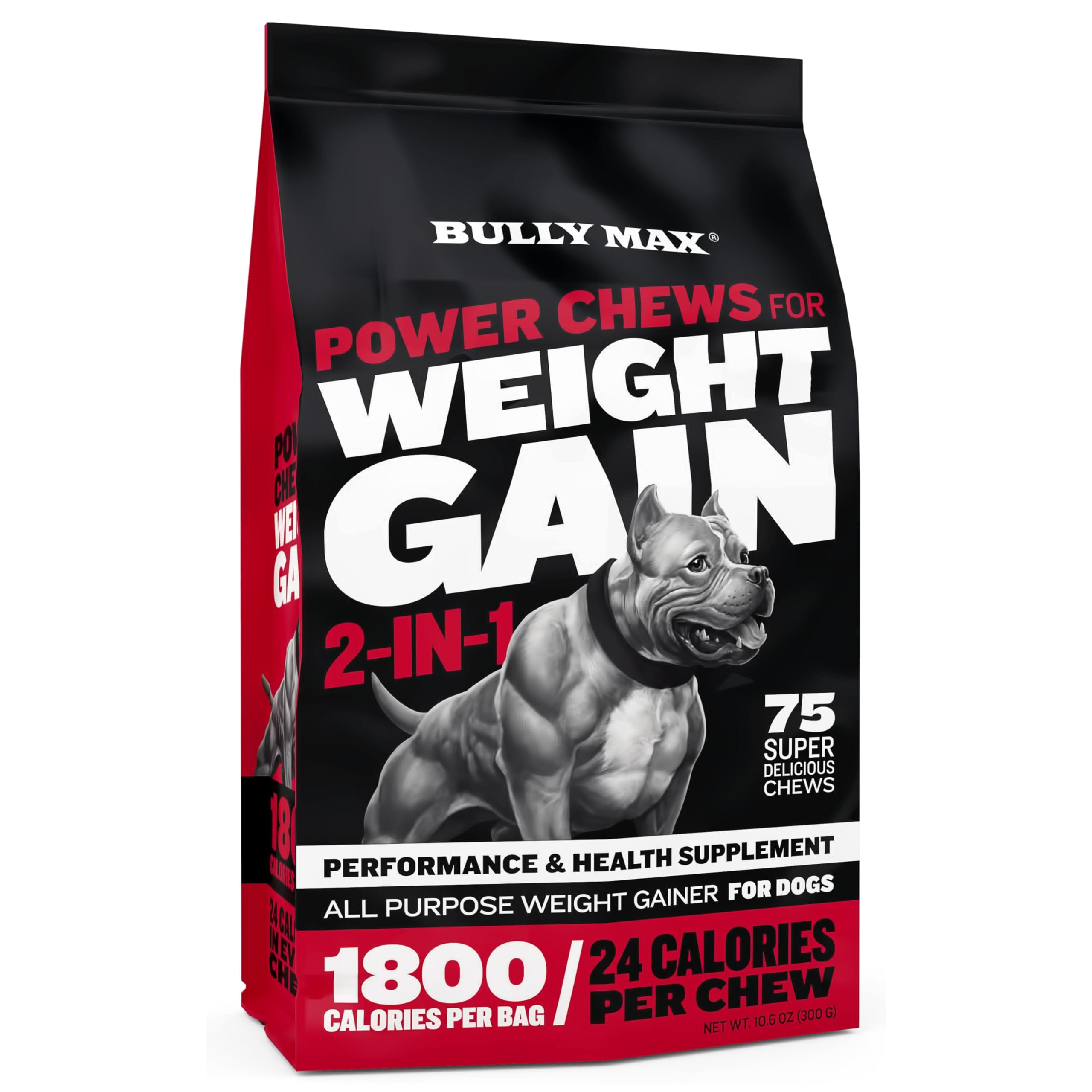 Suplemento bully max weight gainer para perros paquete de 300 g venta