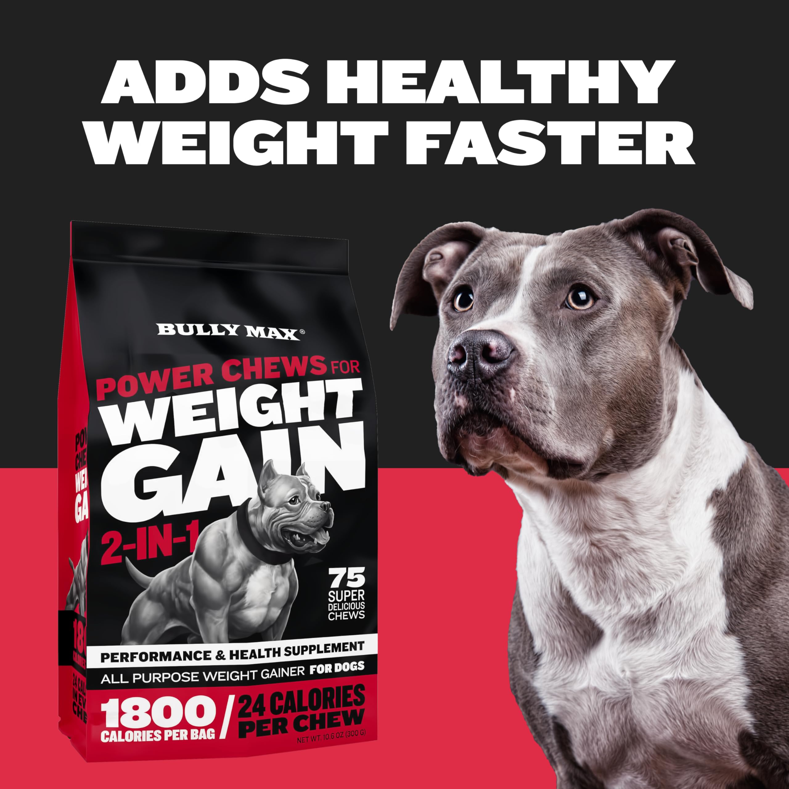 Foto 5 pulgar | Suplemento Bully Max Weight Gainer para Perros Paquete de 300 g - Venta Internacional