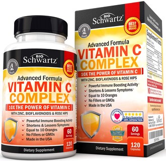 Foto 1 | Suplemento de Complejo de Vitamina C Bioschwartz 1000 Mg + Zinc - Venta Internacional
