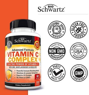 Foto 5 | Suplemento de Complejo de Vitamina C Bioschwartz 1000 Mg + Zinc - Venta Internacional