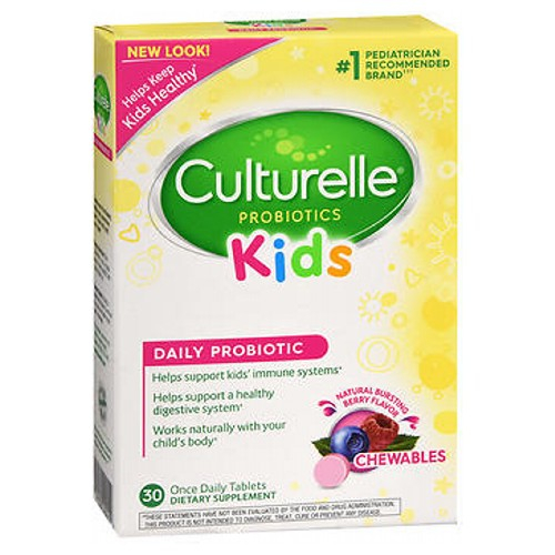 Foto 2 pulgar | Probiotics Culturelle Kids, Sabor Puro A Bayas, 30 Comprimidos Masticables - Venta Internacional.