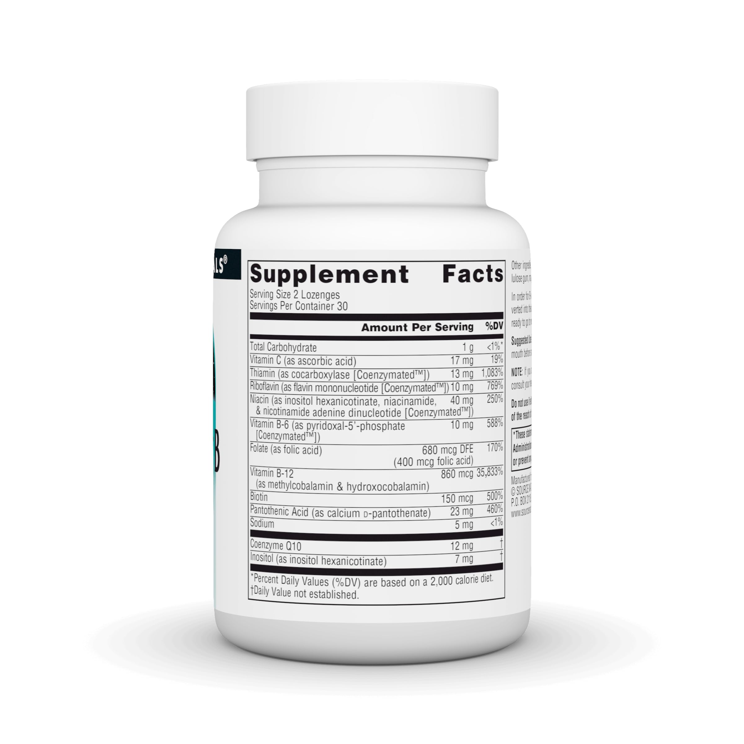Foto 3 pulgar | Suplemento Source Naturals Coenzymate B Complex Con Sabor A Naranja - Venta Internacional.
