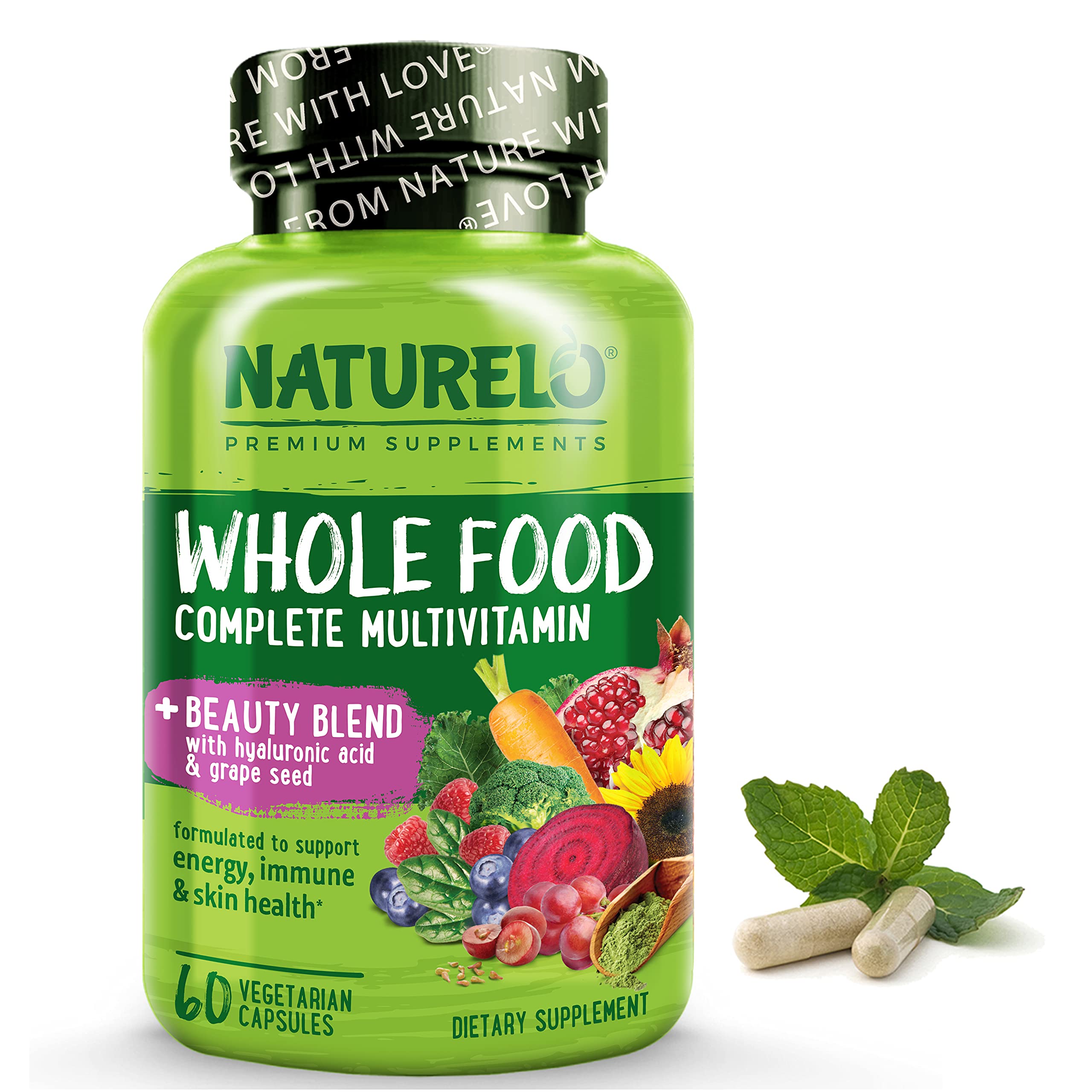 Foto 2 pulgar | Suplemento Multivitamínico Naturelo Whole Food 60 Cápsulas - Venta Internacional.