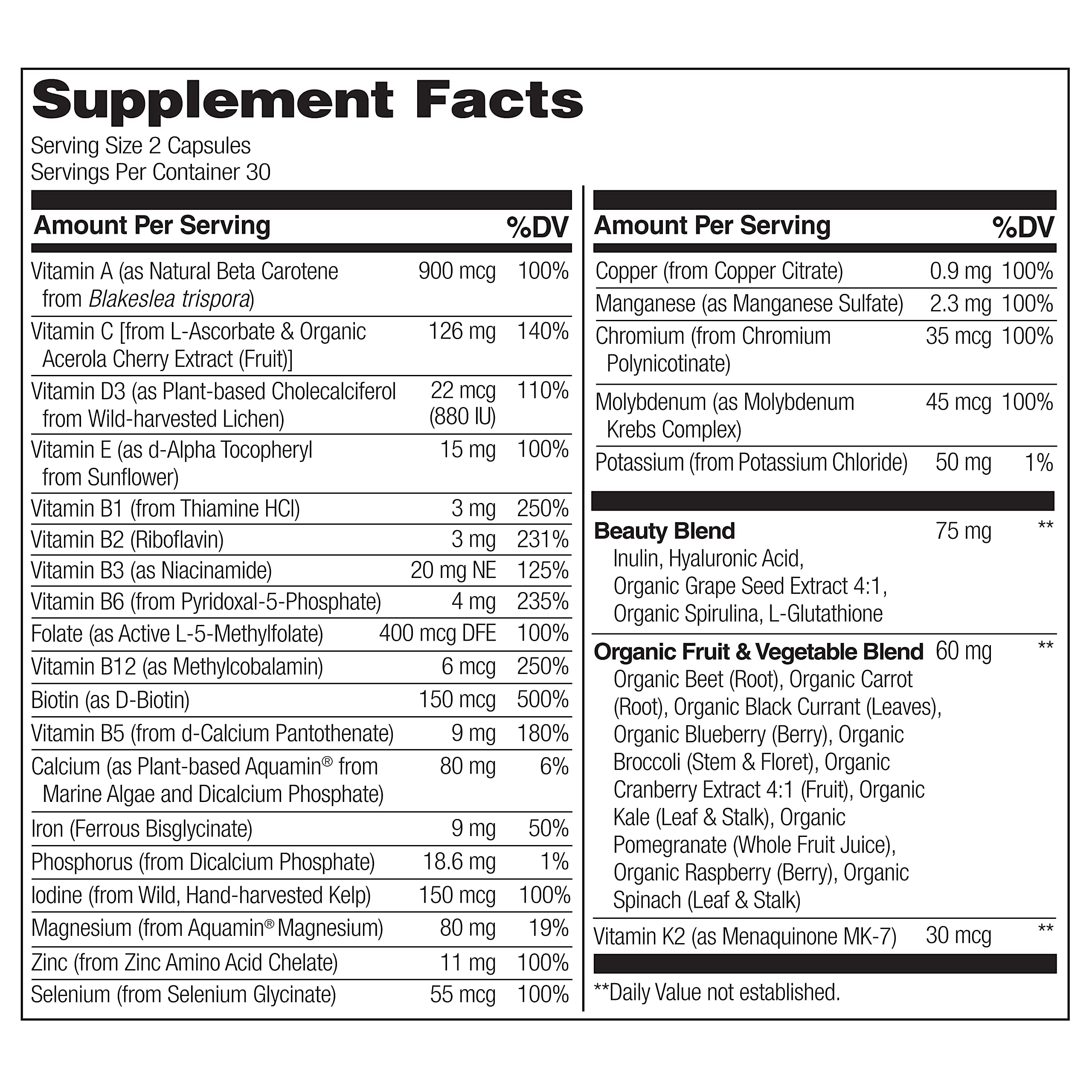 Foto 6 pulgar | Suplemento Multivitamínico Naturelo Whole Food 60 Cápsulas - Venta Internacional.