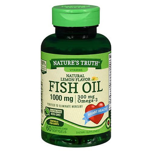 Foto 1 | Suplemento De Aceite De Pescado Nature's Truth, 60 Cápsulas, Sabor A Limón - Venta Internacional.