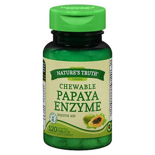 Foto 2 pulgar | Suplemento De Enzima De Papaya Masticable Nature's Truth 120 Tabletas - Venta Internacional.