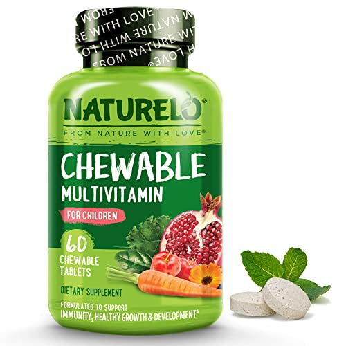 Multivitamínico Masticable Vitamin Naturelo para Niños 60 Tabletas - Venta Internacional