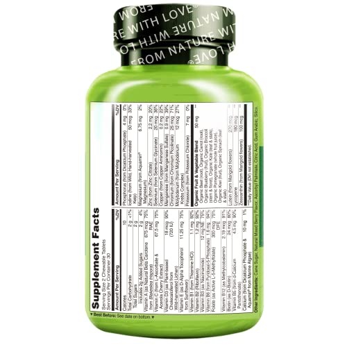 Foto 2 | Multivitamínico Masticable Vitamin Naturelo para Niños 60 Tabletas - Venta Internacional