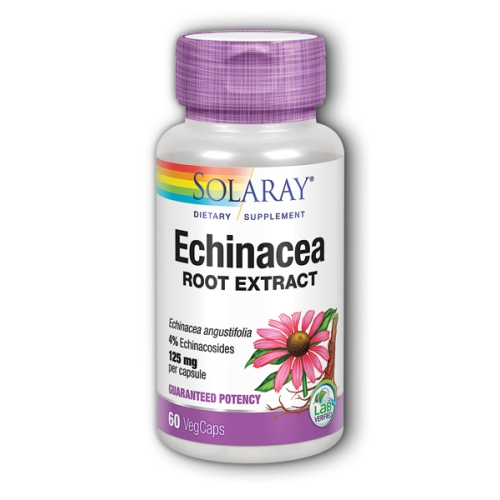 Suplemento De Extracto De Raíz De Equinácea Solaray 60 Cápsulas - Venta Internacional.