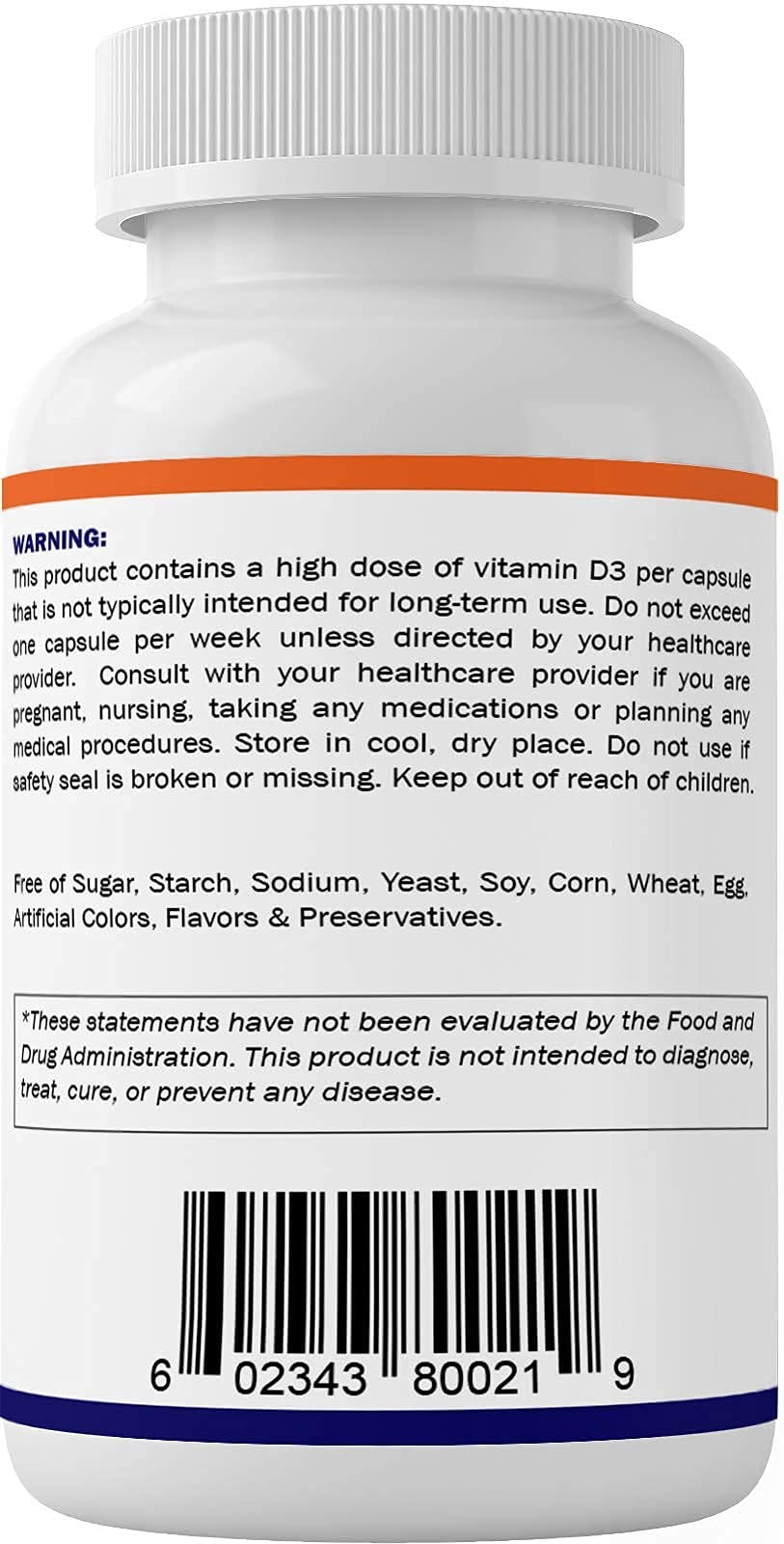 Foto 5 | Suplemento de Vitamina D3 50 000 Ui 60 Cápsulas 2 Frascos - Venta Internacional