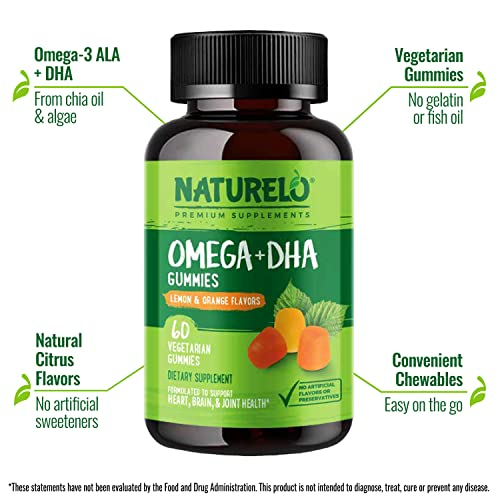 Foto 5 pulgar | Suplemento Naturelo Vegetariano con DHA y Omega 3 60 Gomitas - Venta Internacional