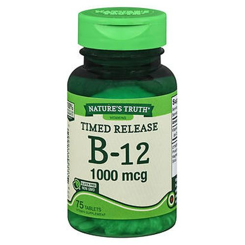 Suplemento Nature's Truth, Tabletas B-12 De Liberación Prolongada, 75 Tabletas - Venta Internacional.