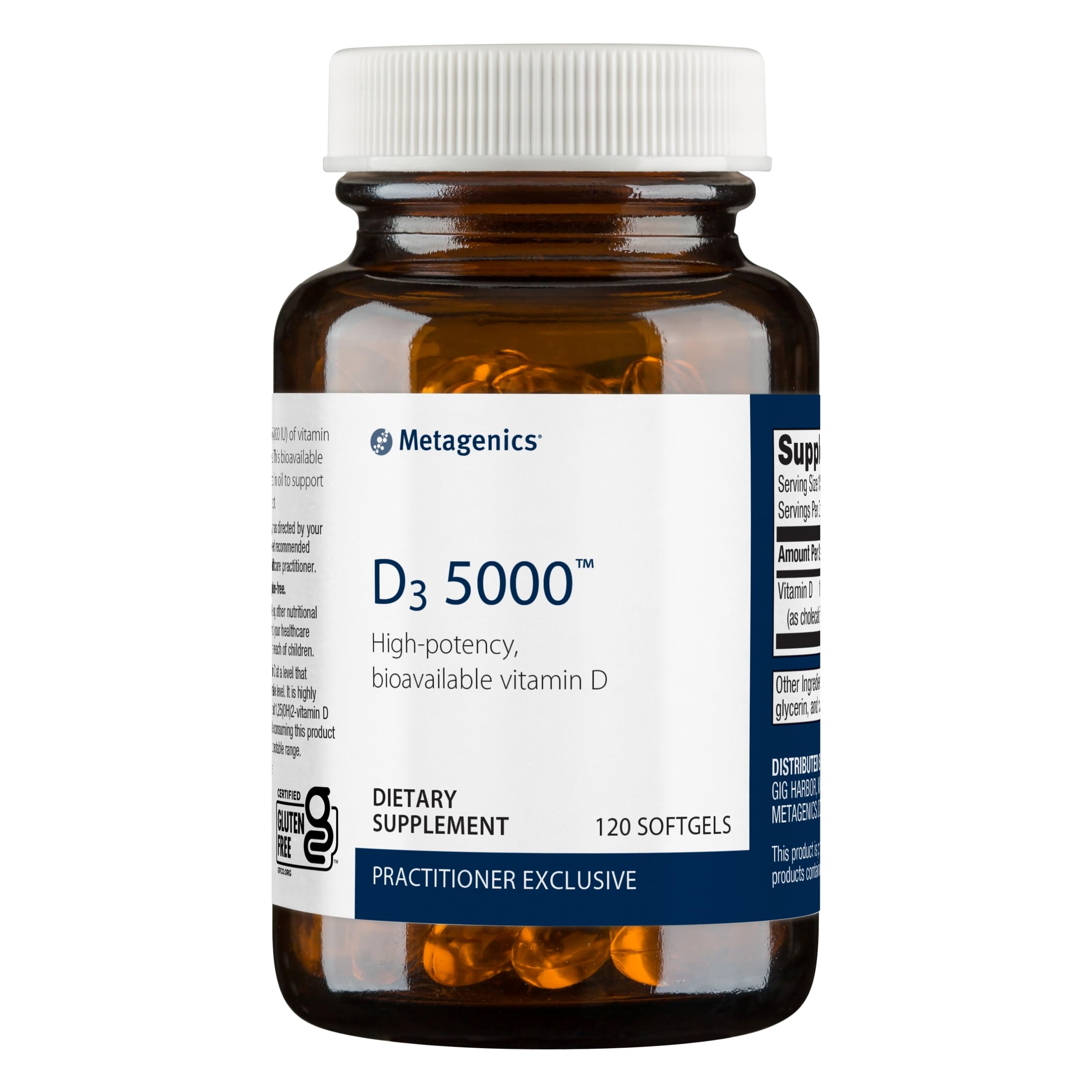 Foto 2 pulgar | Suplemento Metagenics de Vitamina D3 5000 Ui 120 Cápsulas Blandas - Venta Internacional