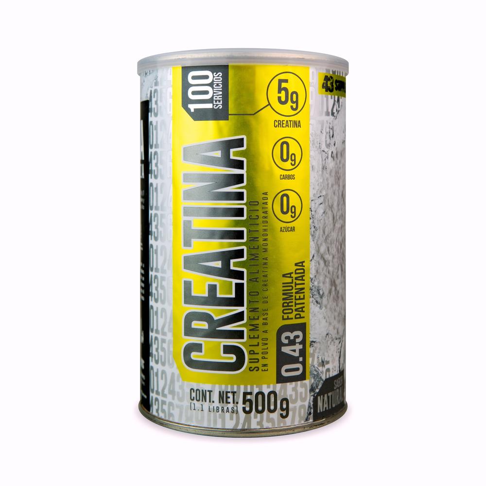 Foto 2 pulgar | Creatina Alta Pureza 500 G 100 Servicios 43 Supplements