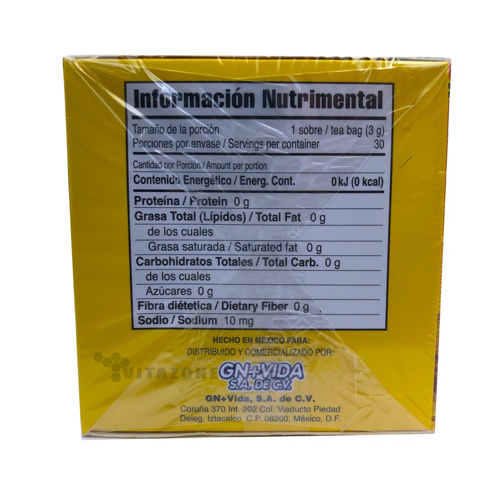 Foto 5 | Piñalim Té 30 Sobres Gn+v Original