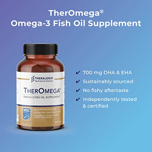 Foto 3 pulgar | Suplemento Theralogix Theromega De Aceite De Pescado Omega-3 90 Cápsulas Blandas - Venta Internacional.