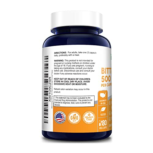 Foto 4 pulgar | Suplemento De Naranja Amarga Nusapure 500 Mg 180 Cápsulas Vegetarianas - Venta Internacional.