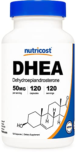 Foto 2 pulgar | Suplemento Nutricost Dhea 50 Mg 120 Cápsulas Sin Gluten - Venta Internacional.