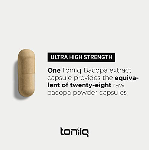 Foto 6 pulgar | Suplemento Toniiq de Bacopa de Ultra Alta Resistencia 14 000 Mg 90 Cápsulas - Venta Internacional