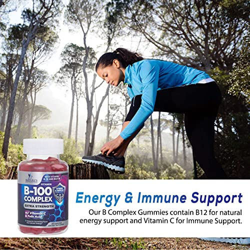 Foto 7 pulgar | Gomitas Con Complejo De Vitamina B Nature's Nutrition Extra Strength - Venta Internacional.