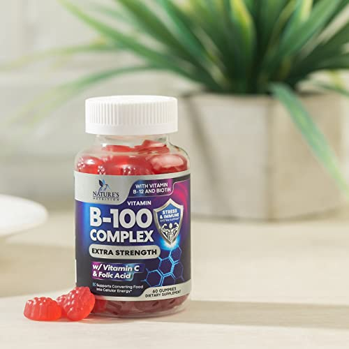 Foto 7 | Gomitas Con Complejo De Vitamina B Nature's Nutrition Extra Strength - Venta Internacional.
