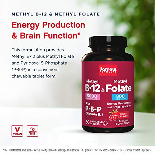 Foto 4 pulgar | Suplemento De Metil B-12 Y Metil Folato De Jarrow Formulas - Venta Internacional.