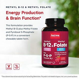 Foto 3 | Suplemento De Metil B-12 Y Metil Folato De Jarrow Formulas - Venta Internacional.