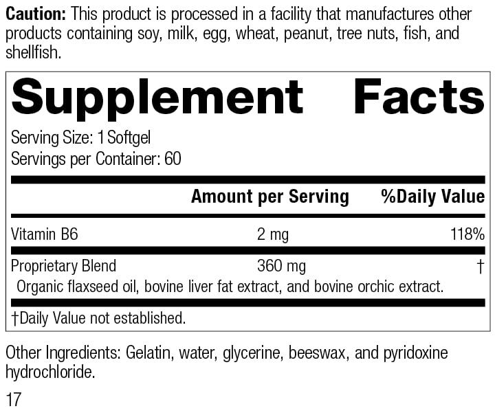 Foto 3 pulgar | Suplemento Standard Process Cataplex F 60 Cápsulas Blandas - Venta Internacional.