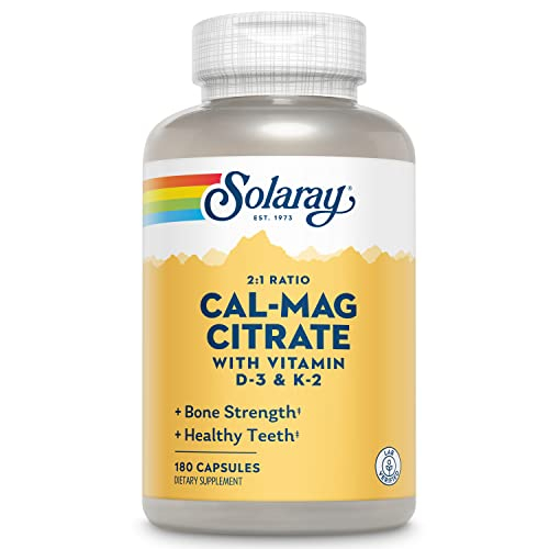 Foto 2 pulgar | Suplemento Solaray De Citrato De Calcio Y Magnesio 2:1 Con Vitamina E - Venta Internacional.