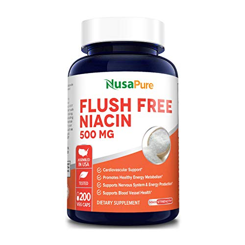 Foto 2 pulgar | Niacina Flush Free 500 Mg 200 Cápsulas (sin Ogm Y Sin Gluten - Venta Internacional.