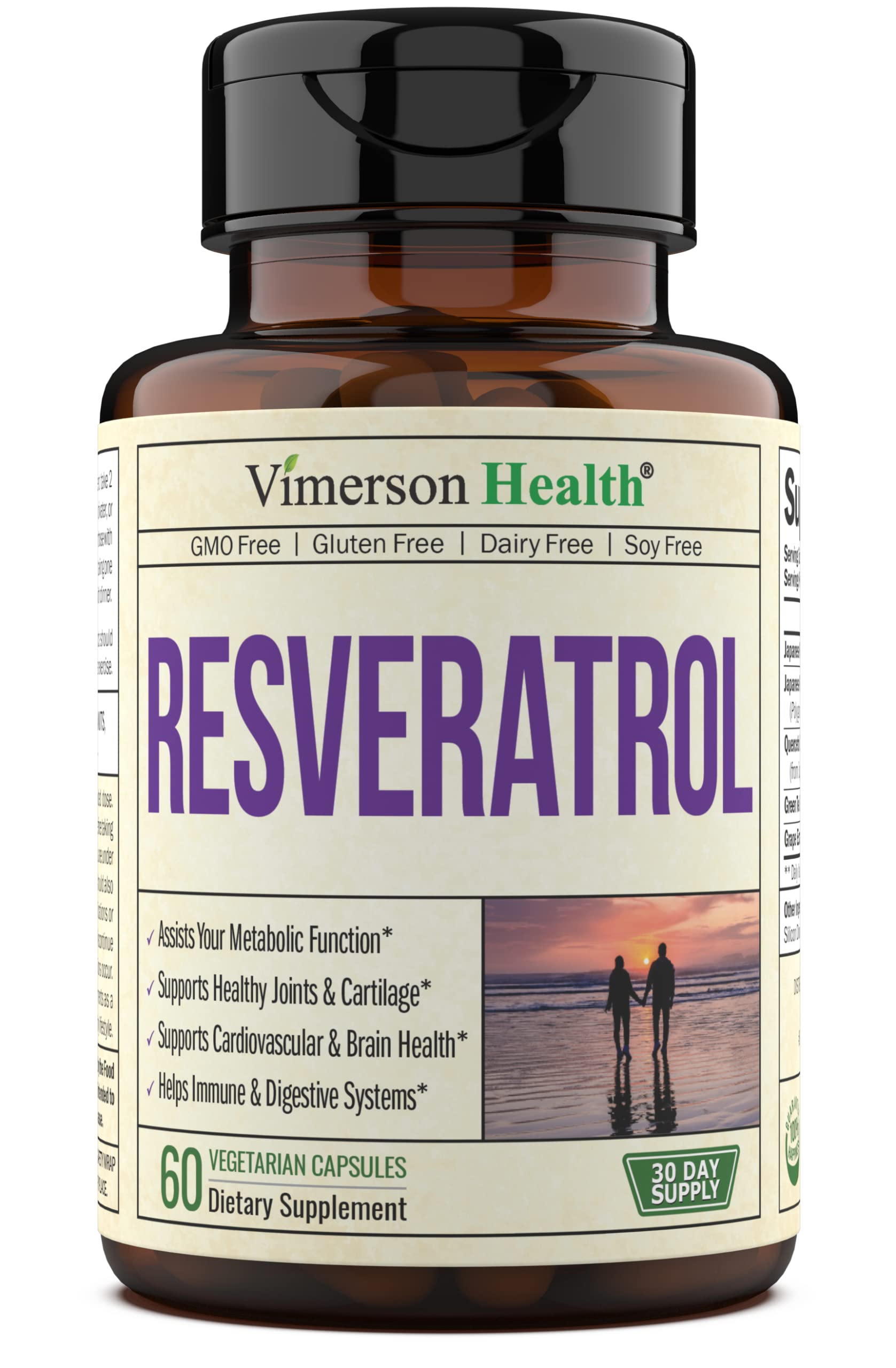 Foto 2 pulgar | Suplemento De Resveratrol Japonés De Hierba Nudosa De Vimerson Health - Venta Internacional.
