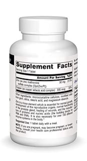 Foto 3 | Supplement Source Naturals Optizinc, Metionina De Zinc, 120 Tabletas - Venta Internacional.