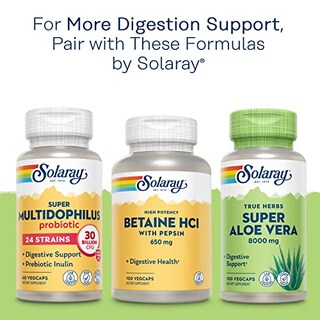 Foto 6 | Suplemento Solaray Okra Fruit 1600 Mg, Ayuda A La Digestión 100 - Venta Internacional.