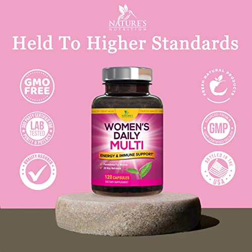 Foto 5 pulgar | Multivitamínico Nature's Daily Para Mujeres Con Vitaminas A, C, D, E 1 - Venta Internacional.