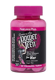Foto 1 | Suplemento Nature's Plus Power Teen For Her 60 Comprimidos - Venta Internacional.